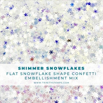 Shimmer Snowflakes Flat...